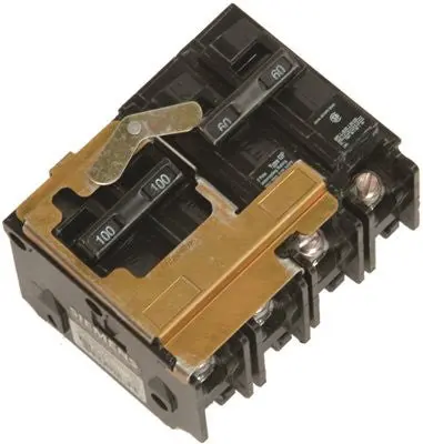 Siemens Ecsbpk02 Generator Standby Power Mechanical Interlock, Double Pole Qp Type Main Breaker, 15-125 Amp 1