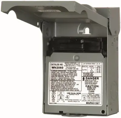 Siemens Wn2060u Non-Fused Ac Disconnect, 60 Amp 1