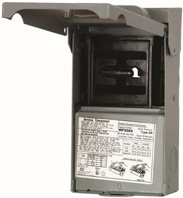 Siemens Wf2060u Fusible Ac Disconnect, 60 Amp 1