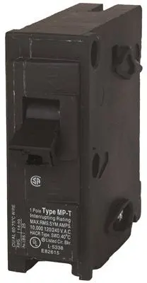 Murray Mp125 Circuit Breaker, 25 Amp, 1 Pole, 120 Volt 1