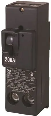 Murray Mpd2200 Circuit Breaker, 200 Amp, 2 Pole, 240 Volt 1