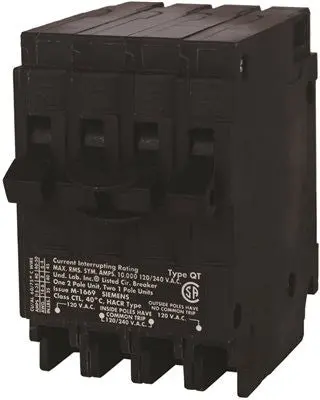 Murray Mp21515 Circuit Breaker, One 15 Amp Double Pole, Two 15 Amp Single Poles 1