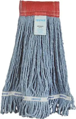 Appeal&Reg; Looped-End Mop Head With 5-Inch Headband, Small, Blue 1