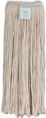 Appeal&Reg; Cut-End Cotton Mop Head With 1-Inch Headband, 24 Oz., White 1