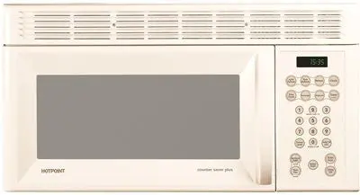 Hotpoint&Reg; 1.6 Cu.Ft. Over-The-Range Microwave Oven, Bisque, 950 W 1
