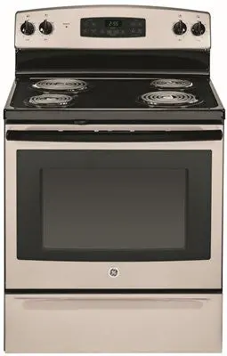 Ge&Reg; 30-Inch 5.3 Cu.Ft. Free-Standing Electric Range, Silver 1