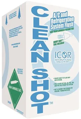 Icor International Cleanshot&Trade; A-C And Refrigeration System Flush With Handy Shot Tool, 5 Lb. Cylinder 1