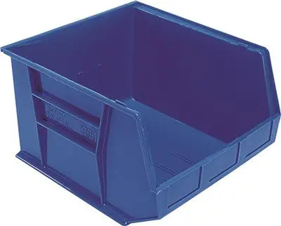 Quantum Storage Systems Stack And Hang Bin, 18 In. X 16-1-2 In. X 11 In., Blue 1