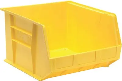 Quantum Storage Systems Stack And Hang Bin, 18 X 16-1-2 In. X 11 In., Yellow 1