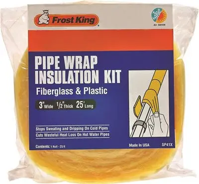 Fiberglass Pipe Insulation 3 In. X 1-2 In. 1