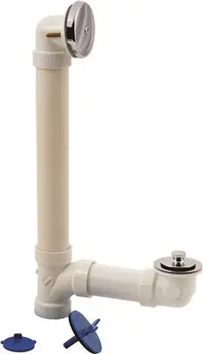 Dearborne Brass Push Pull Waste And Overflow Pvc 1