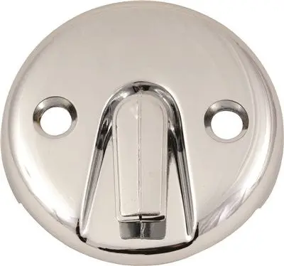 Bath Drain With Trip Lever Face Plate Brushed Nickel 1