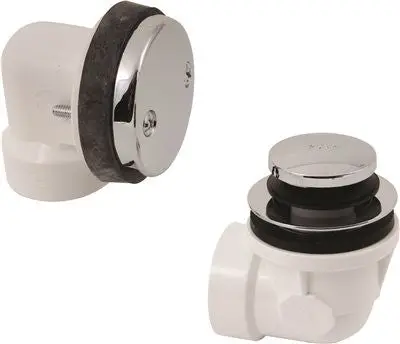 Proplus Toe Touch Waste And Overflow Kit Pvc 1