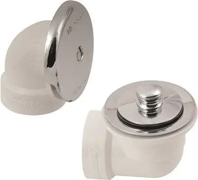 Push Pull Waste And Overflow Kit Pvc 1