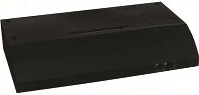 Ge&Reg; 3-Speed Range Hoods, Black, 120 Volt, 2.5 Amps 1