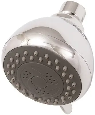 Premier Shower Head Chrome Abs Body Brass Ball Joint, 2.5 Gpm 1