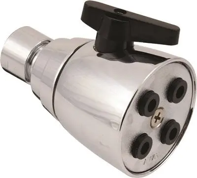 Die Cast Adjustable Shower Head 2" Diameter, 2.5 Gpm 1