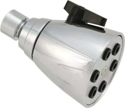 Proplus Deluxe Shower Head All Metal Body 6 Jets, Chrome, 2.5 Gpm 1