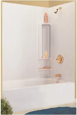 Sturdifit&Trade; 5-Piece Bathtub Wall Kit, 60 In., White 1