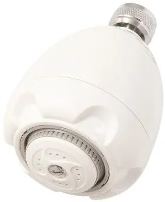 Premier Shower Head 2.0 Gpm White Water Saving 1