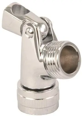 Swivel Connector Solid Brass Chrome 1