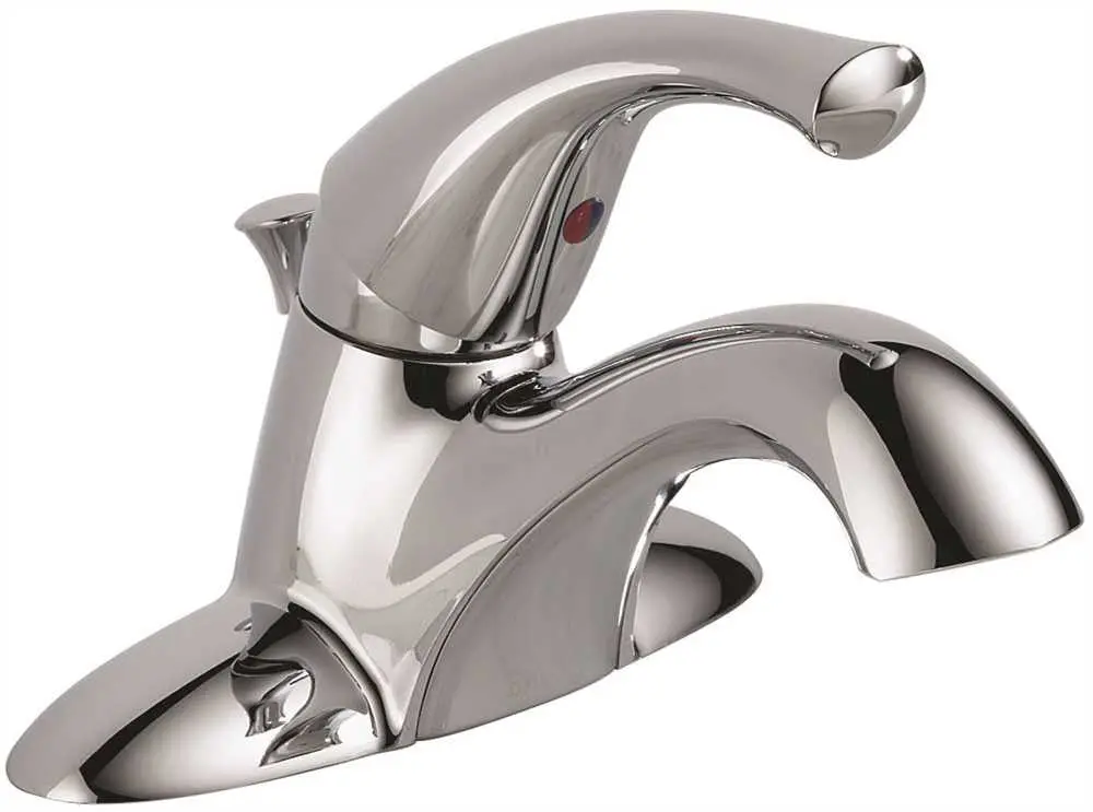 Lead-Free Delta&Reg; Bathroom Faucet With Metal Pop-Up And Single-Lever Handle, Chrome Finish 1