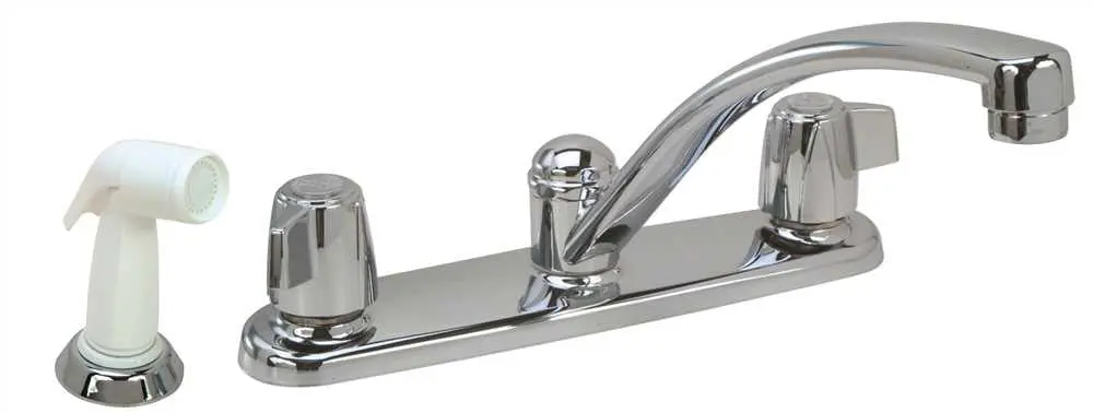 Delta Kitchen Faucet Blade Handles Lead Free Chrome 1