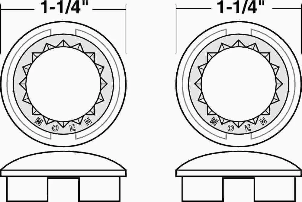 Moen Chateau Hot And Cold Buttons 1