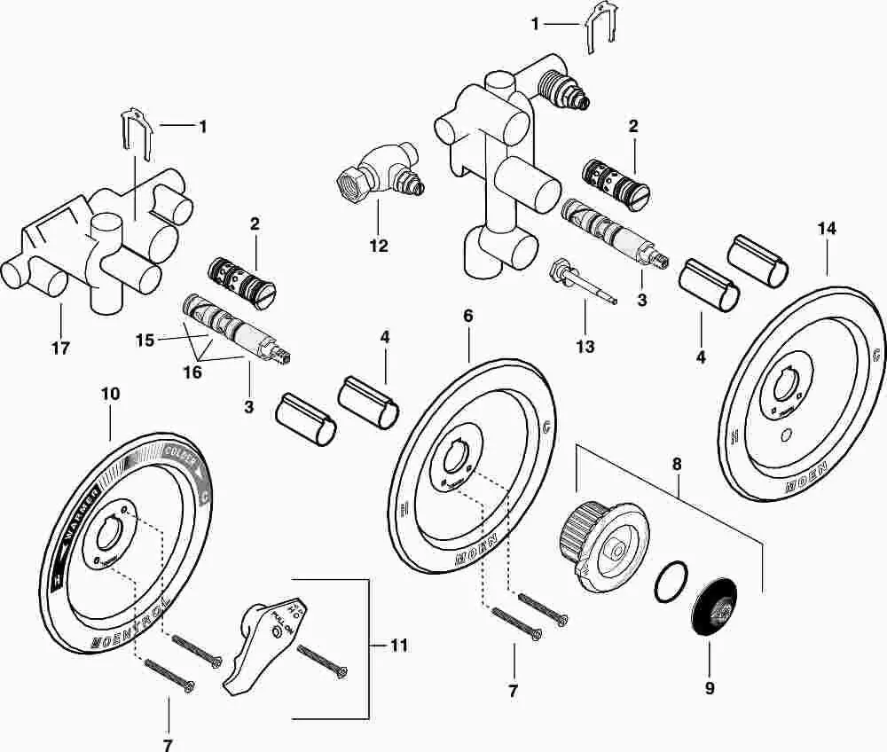 Moen Escutcheon Screws Chrome Plated 1