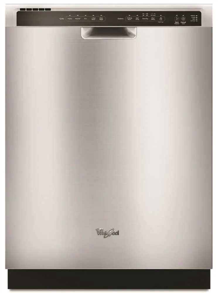 Whirlpool&Reg; Built-In 24-Inch Dishwasher With Electronic Controls, Stainless Steel, 5 Cycles - 5 Options 1