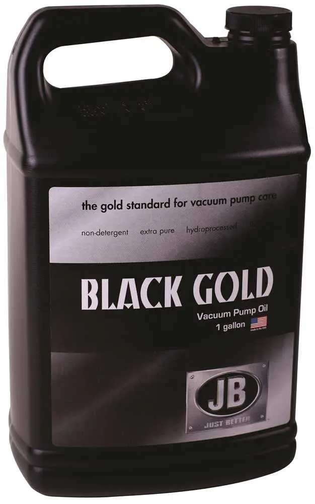 Jb Industries Vacuum Pump Oil, Black Gold, 1 Gallon 1