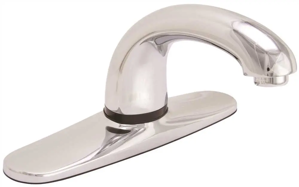 Low-Lead Premier&Reg; Commercial Auto Faucet&Reg; With 8-Inch Center Set, Milano Style, Polished Chrome 1