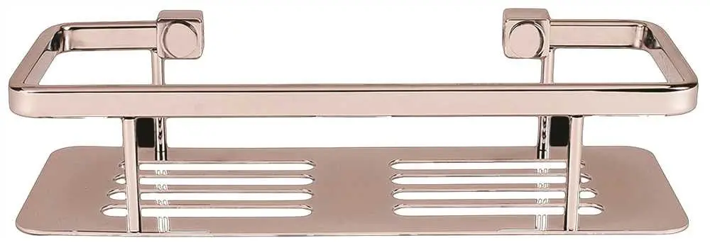 Wingits Contour&Trade; Rectangular Basket, 10 In., Satin Stainless Steel 1