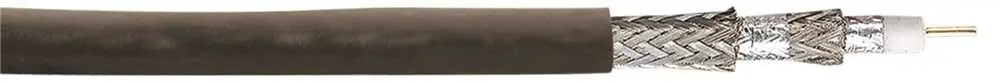 Coleman Rg6 Cable, Catv Coax, Non-Plenum, Quad Shield, 1000' 1