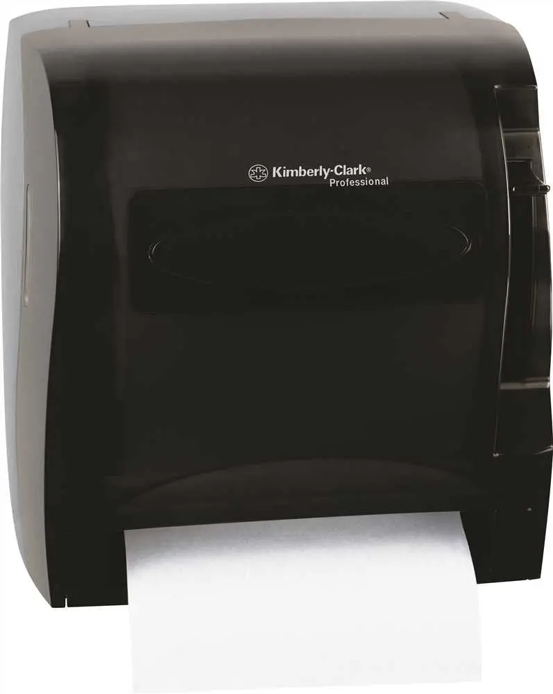 Lev-R-Matic&Reg; Towel Dispenser Hardwound Roll Smoke 1