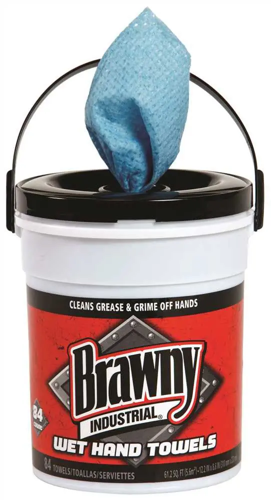 Brawny Industrial&Reg; Hand Towel Wet Blue 84-Count Pail 6 1