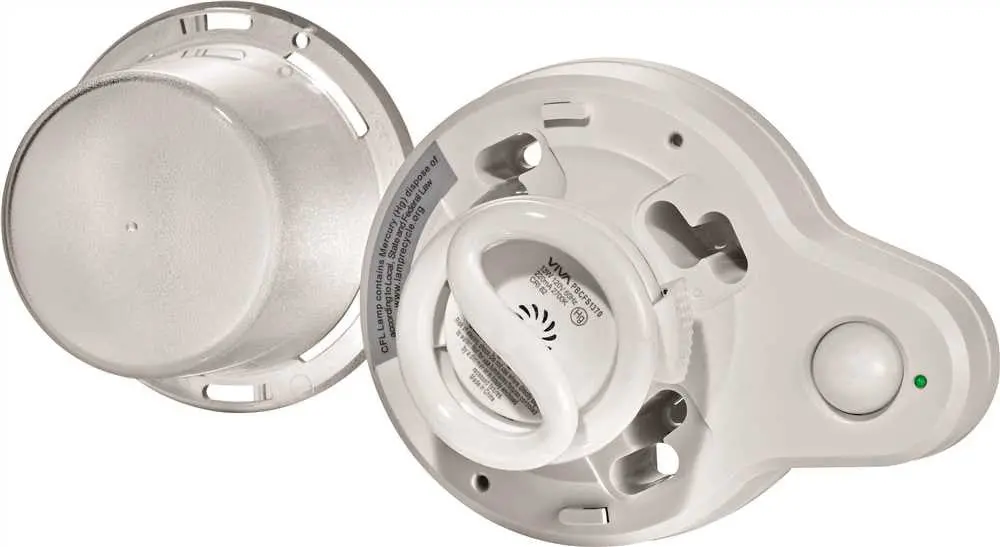 Leviton Closet Light With Occupancy Sensor, Compact Fluorescent, 13 Watt, 60 Hz. 1
