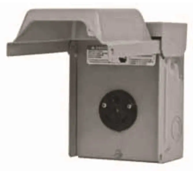 Siemens Power Outlet Panel, Surface Mount, 50 Amp Main Lug, 14-50R 1