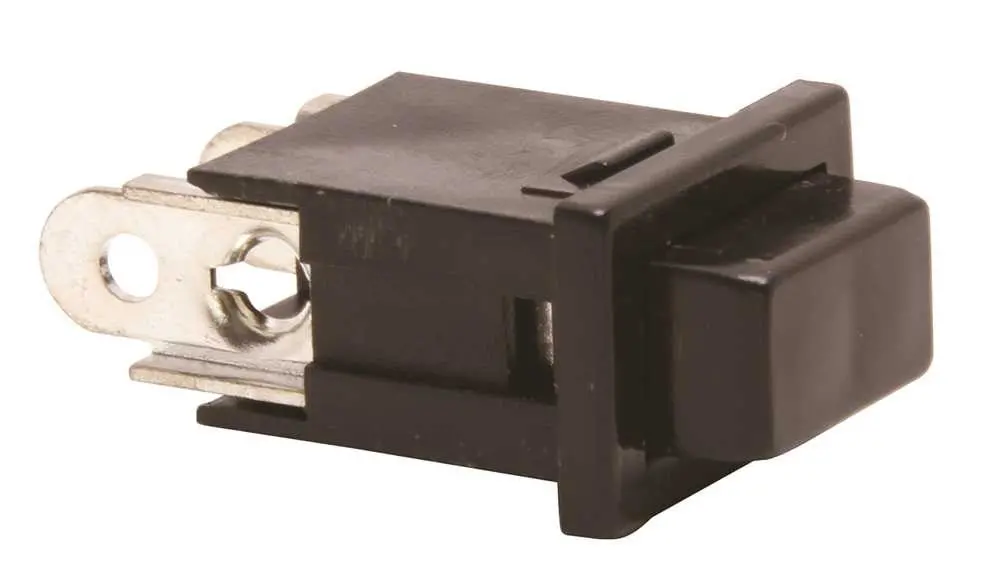 Pacific Electronics Replacement Push Button For Intercom, Black, 10 Per Pack 1