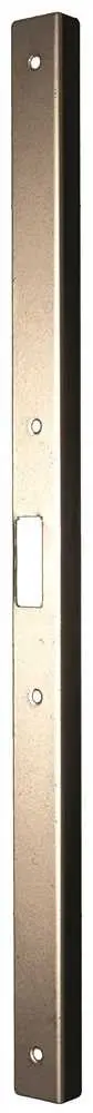 Armor Concepts Fix-A-Jamb Ii, Interior, Satin Nickel, 24 In. 1