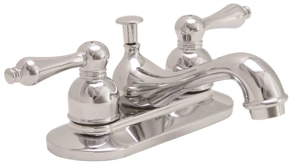 Ashbury Bathroom Faucet, Two Handle With Pop Up, Chrome, Lead Free 1