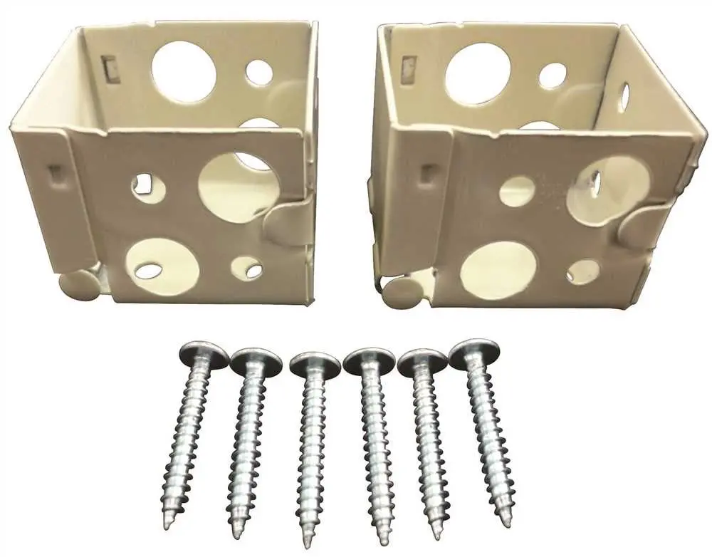 Installion Bracket For 1 In. Aluminum-Premium Metal, Alabaster 1