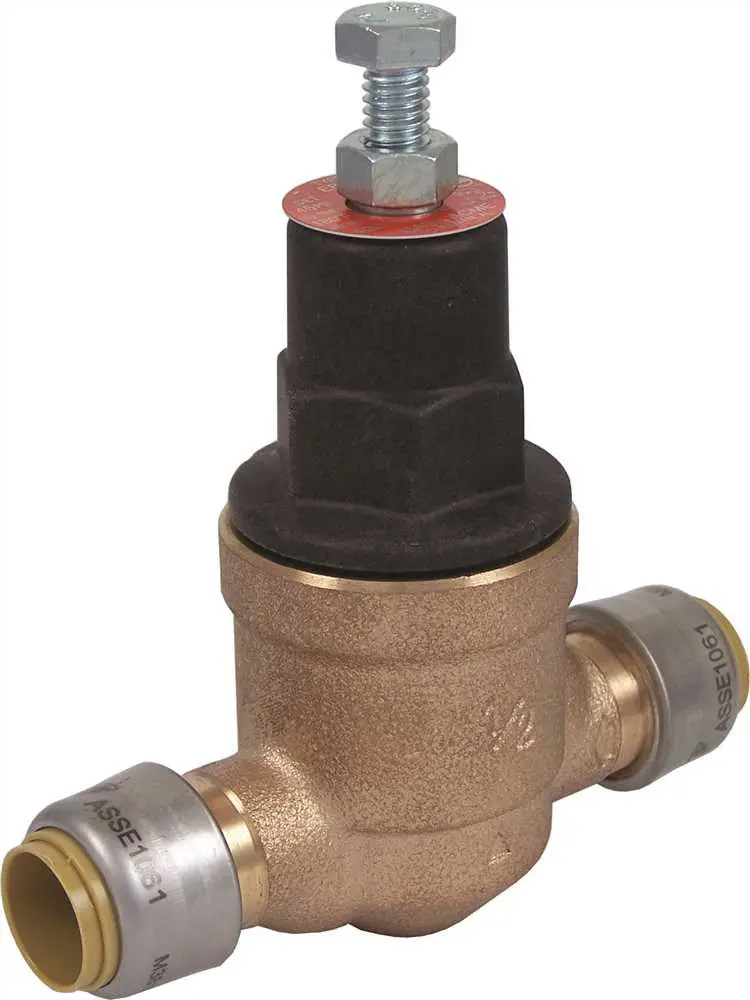 Cash Acme Eb-45 Pressure Regulator, Direct Sharkbite, 45Psi, 1-2 In., Lead Free 1