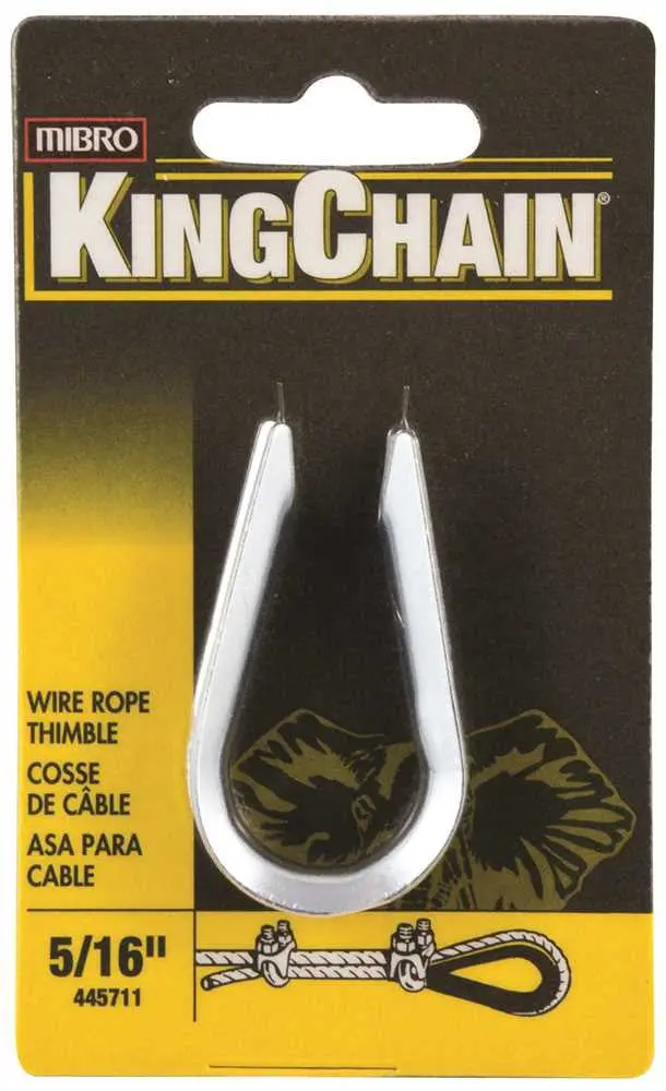 Wire Rope Thimble, 5-16 In., 1 Per Card 1