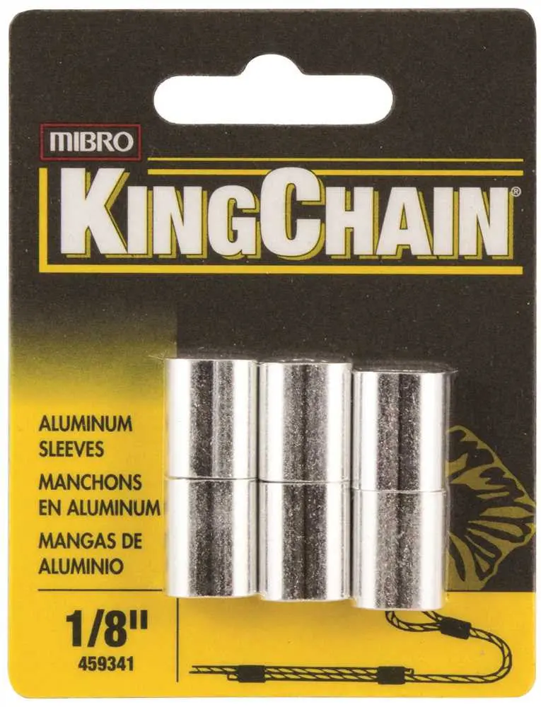 Aluminum Sleeve, 1-8 In., 6 Per Card 1