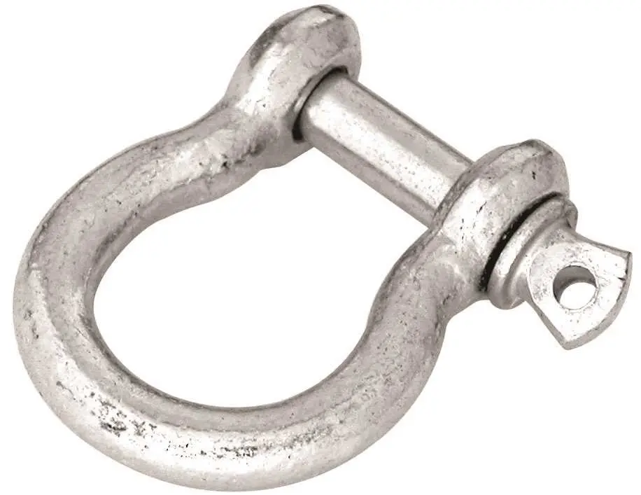 Anchor Shackle, Zinc, 1-2 In., 1 Per Card 1