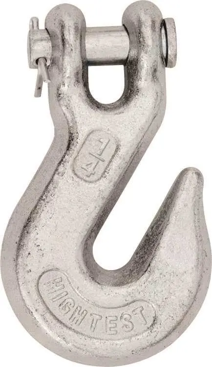 Grab Hook, Clevis, 1-4 In. 1