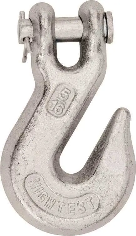 Grab Hook, Clevis, 5-16 In. 1