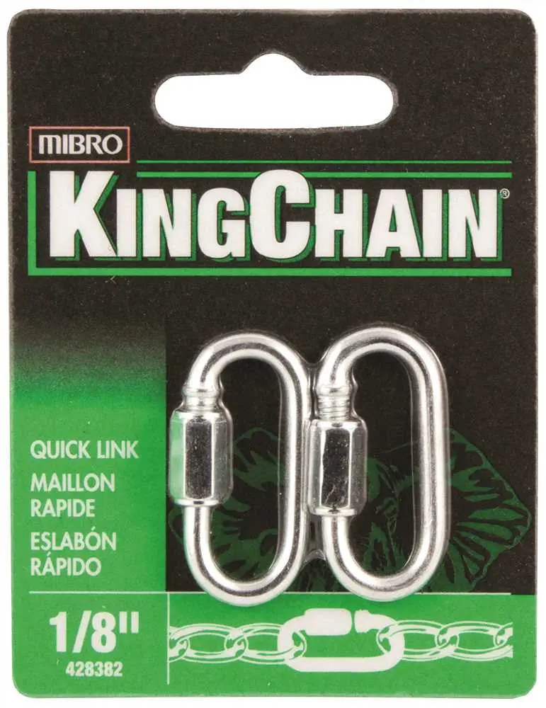 Quick Link, 1-8 In., 2 Per Card 1