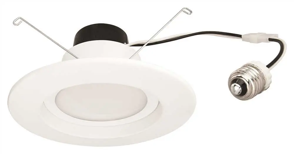 Tcp 12 Watt Retrofit Led Downlight, Fits 6 In. Can Light, Dimmable, Medium Base, 650 Lumens, 2700K 1